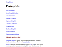 Tablet Screenshot of portugalsko.net